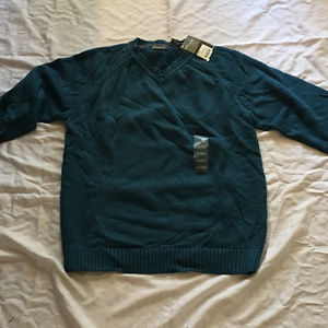 Men's Dark Aqua Blue Crewneck Sweater (never-worn)